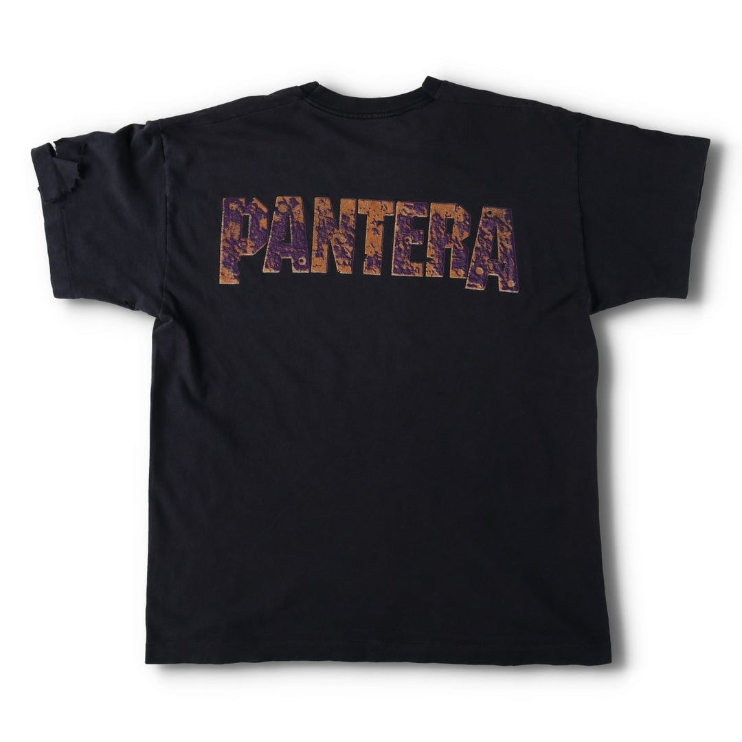90'S Pantera album "Far Beyond Drive" band t-shirt, men's size L equivalent, vintage. unclear black type Vintage Second Hand