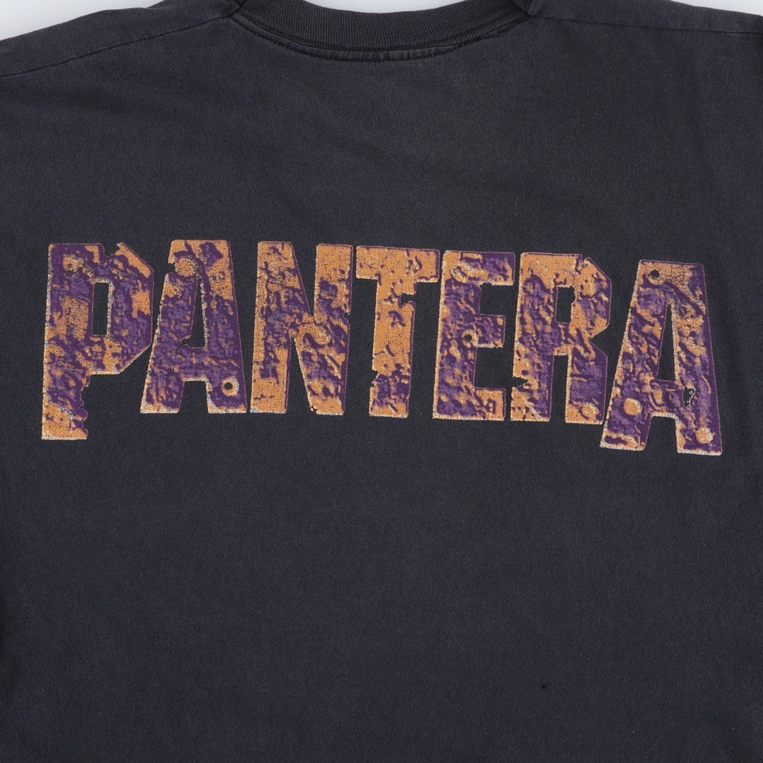 90'S Pantera album "Far Beyond Drive" band t-shirt, men's size L equivalent, vintage. unclear black type Vintage Second Hand