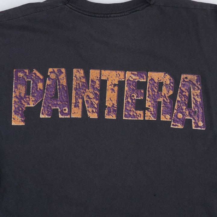 90'S Pantera album "Far Beyond Drive" band t-shirt, men's size L equivalent, vintage. unclear black type Vintage Second Hand