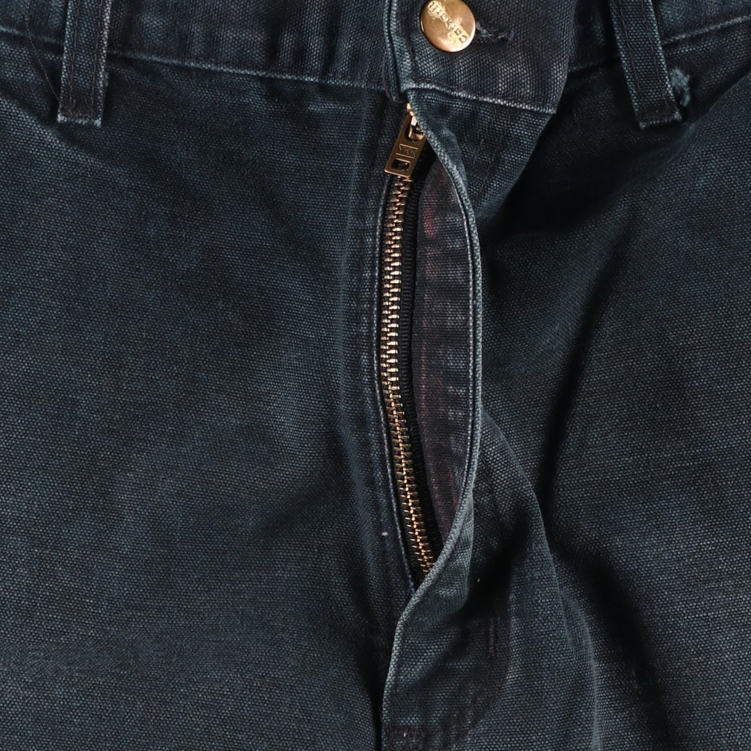 Carhartt Dungaree Fit Double Knee Duck Painter Pants Men's W36 cotton black type Vintage Second Hand