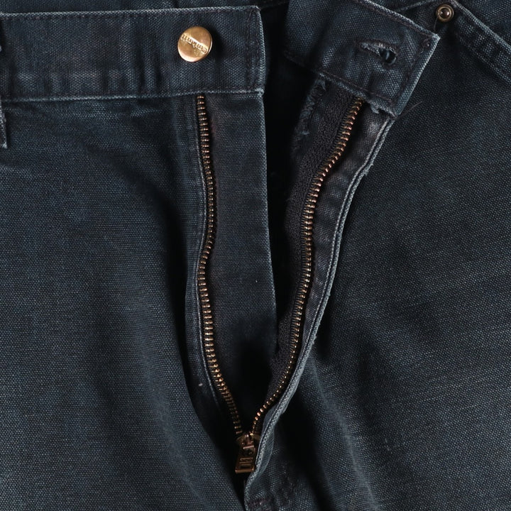Carhartt Dungaree Fit Double Knee Duck Painter Pants Men's W36 cotton black type Vintage Second Hand