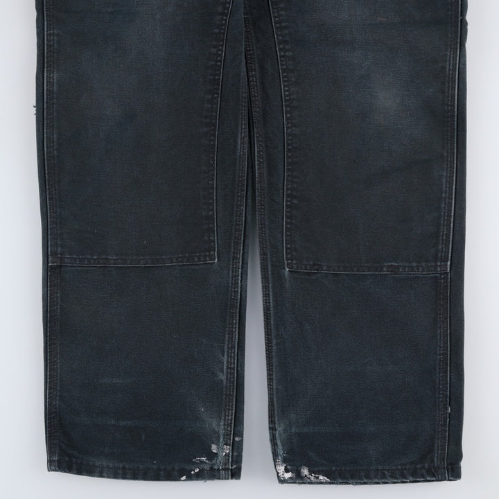Carhartt Dungaree Fit Double Knee Duck Painter Pants Men's W36 cotton black type Vintage Second Hand