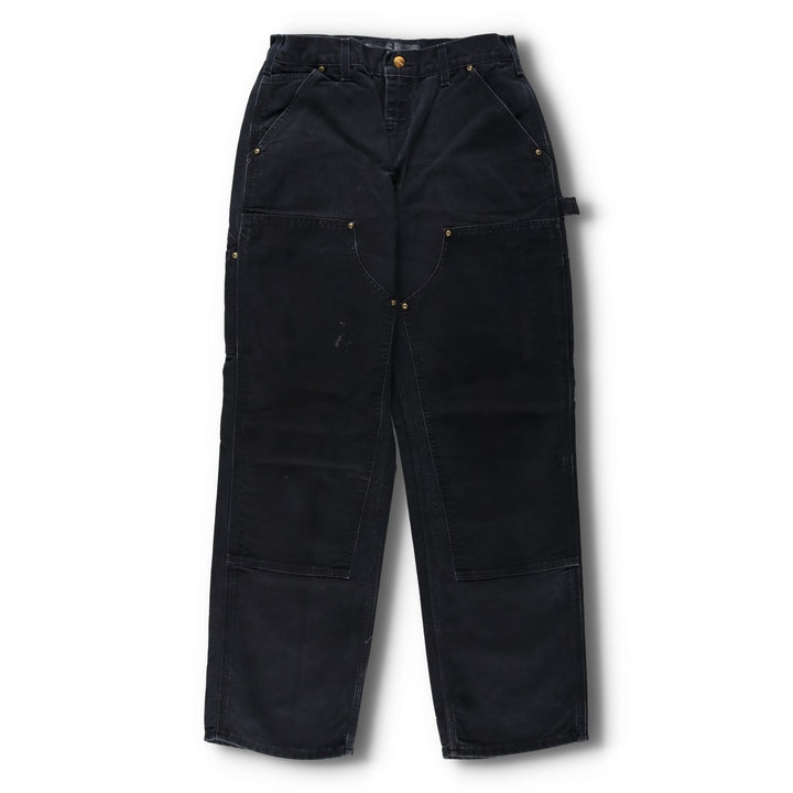 Carhartt Loose Original Fit Double Knee Duck Painter Pants, Made in USA, Men's W30 (approx.) cotton black type Vintage Second Hand