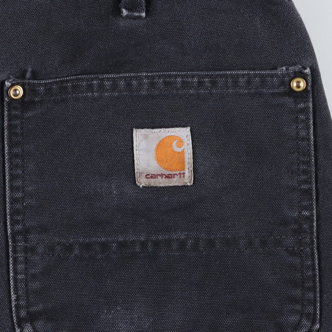 Carhartt Loose Original Fit Double Knee Duck Painter Pants, Made in USA, Men's W30 (approx.) cotton black type Vintage Second Hand