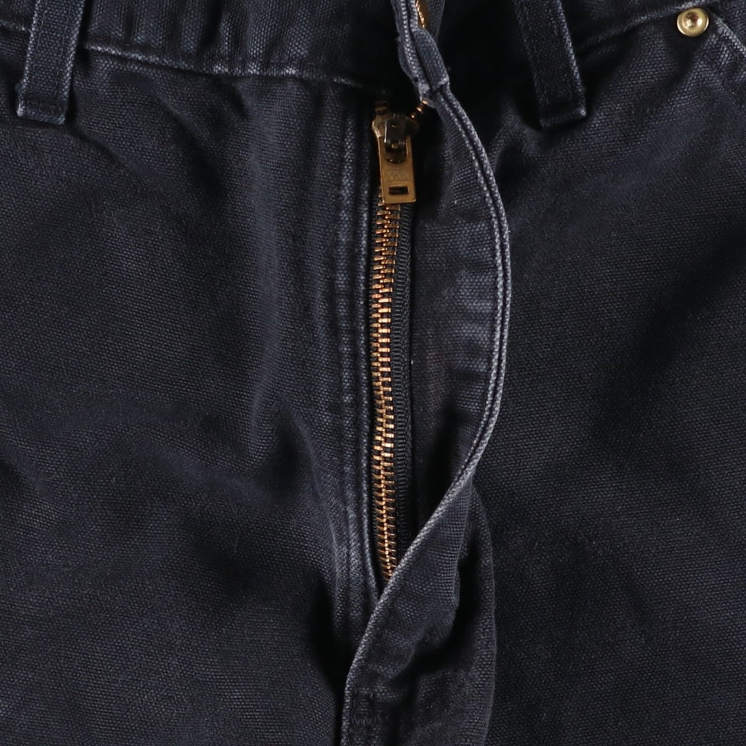 Carhartt Loose Original Fit Double Knee Duck Painter Pants, Made in USA, Men's W30 (approx.) cotton black type Vintage Second Hand