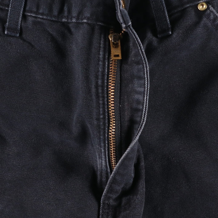 Carhartt Loose Original Fit Double Knee Duck Painter Pants, Made in USA, Men's W30 (approx.) cotton black type Vintage Second Hand