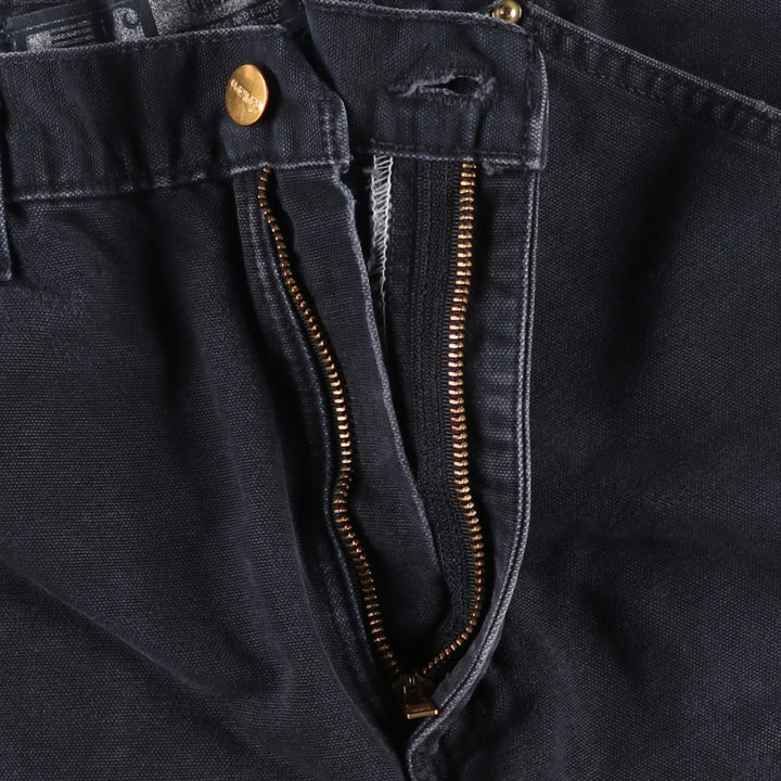 Carhartt Loose Original Fit Double Knee Duck Painter Pants, Made in USA, Men's W30 (approx.) cotton black type Vintage Second Hand