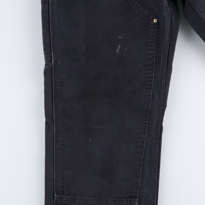 Carhartt Loose Original Fit Double Knee Duck Painter Pants, Made in USA, Men's W30 (approx.) cotton black type Vintage Second Hand