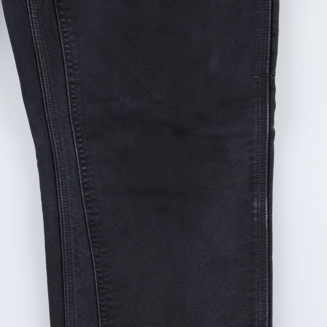 Carhartt Loose Original Fit Double Knee Duck Painter Pants, Made in USA, Men's W30 (approx.) cotton black type Vintage Second Hand