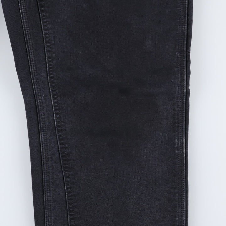 Carhartt Loose Original Fit Double Knee Duck Painter Pants, Made in USA, Men's W30 (approx.) cotton black type Vintage Second Hand