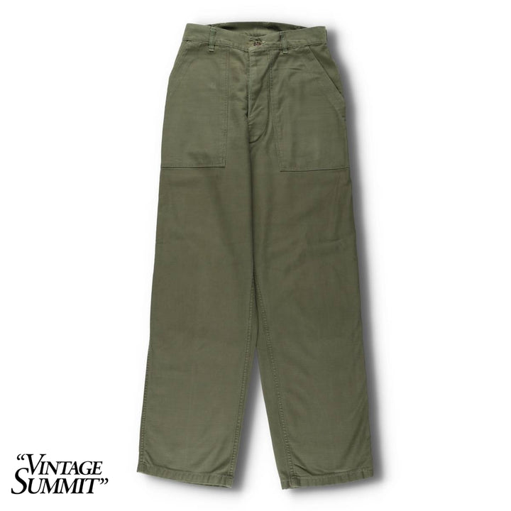 1970'S US Military Baker Pants, Men's Size W29 (approx.), Vintage unclear Khaki type Vintage Second Hand