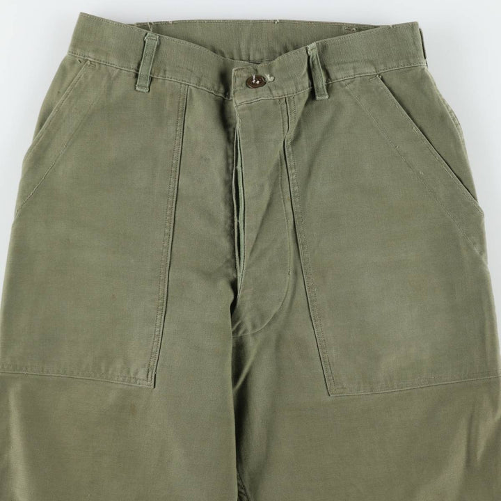 1970'S US Military Baker Pants, Men's Size W29 (approx.), Vintage unclear Khaki type Vintage Second Hand