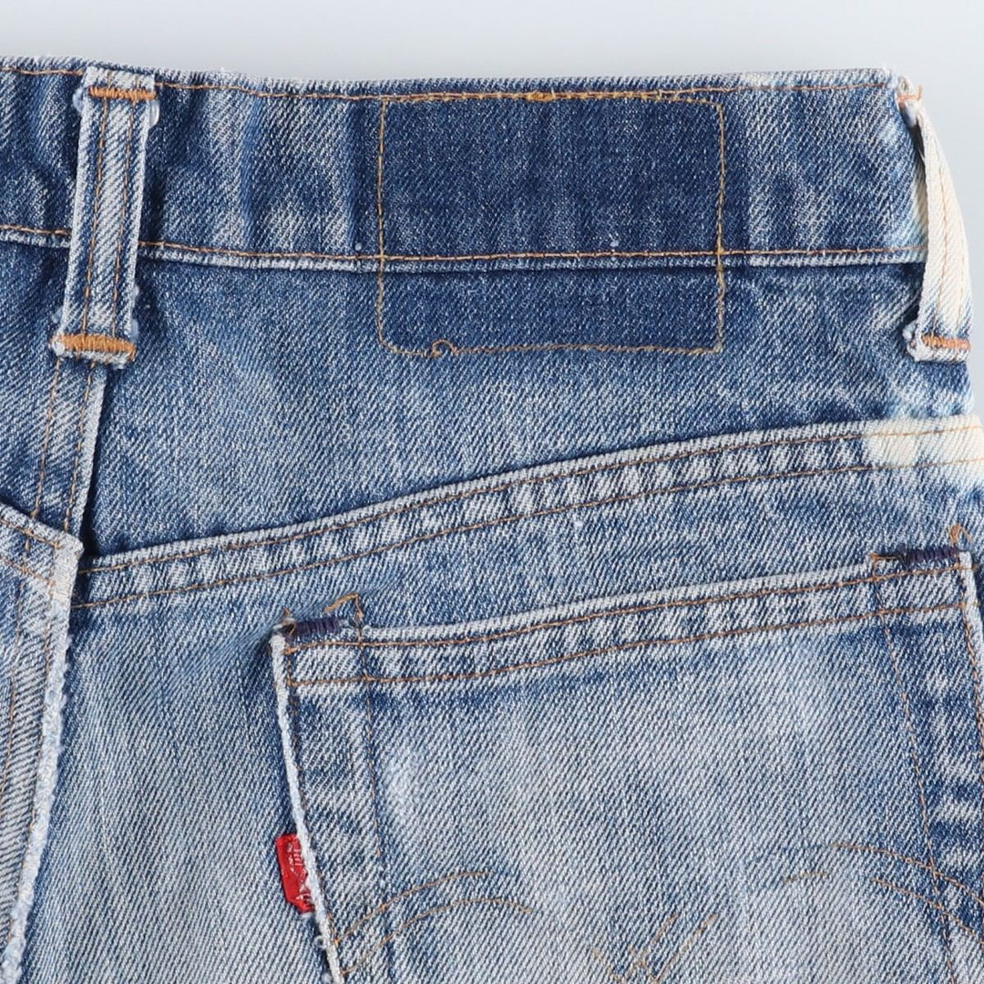 1970'S Levi's 517-0217 Bootcut Denim Pants, Made in USA, Men's Size W29 (approx.), Vintage unclear blue type Vintage Second Hand