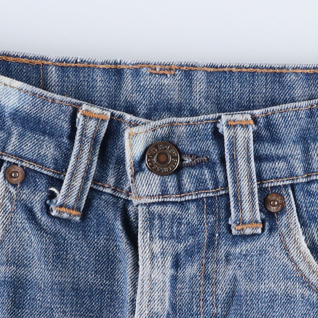 1970'S Levi's 517-0217 Bootcut Denim Pants, Made in USA, Men's Size W29 (approx.), Vintage unclear blue type Vintage Second Hand