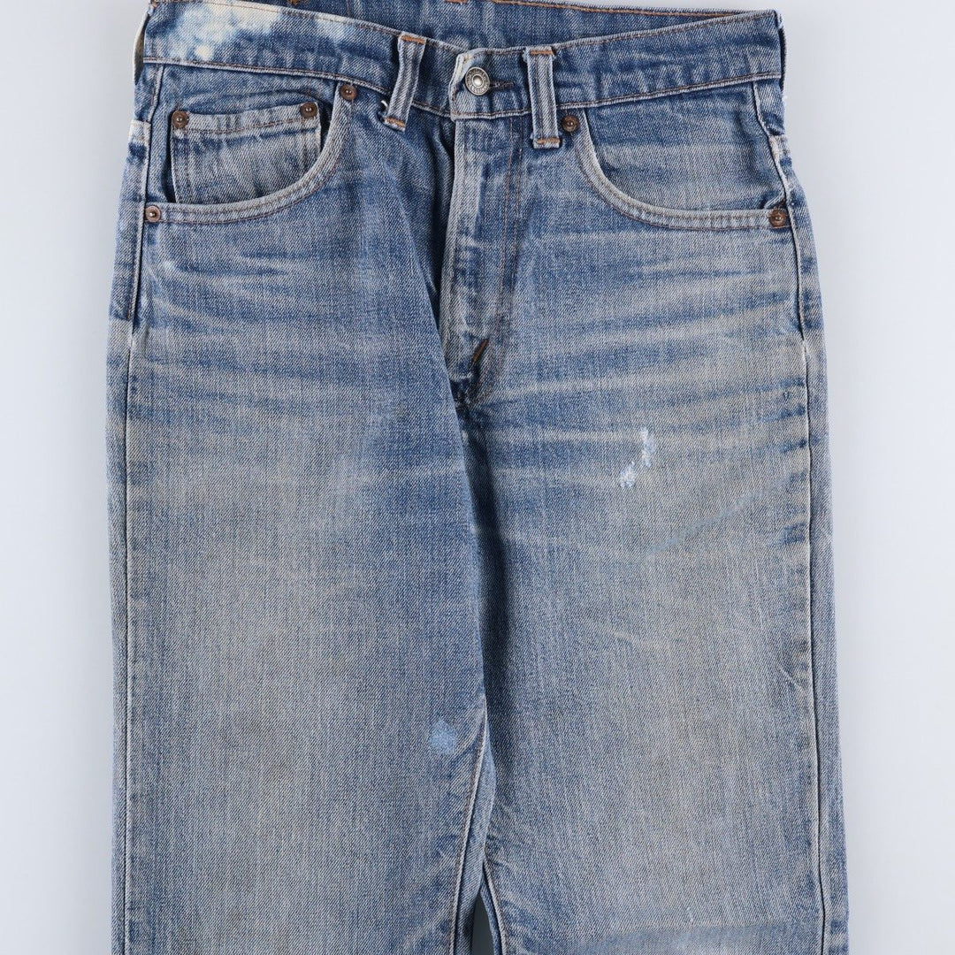 1970'S Levi's 517-0217 Bootcut Denim Pants, Made in USA, Men's Size W29 (approx.), Vintage unclear blue type Vintage Second Hand