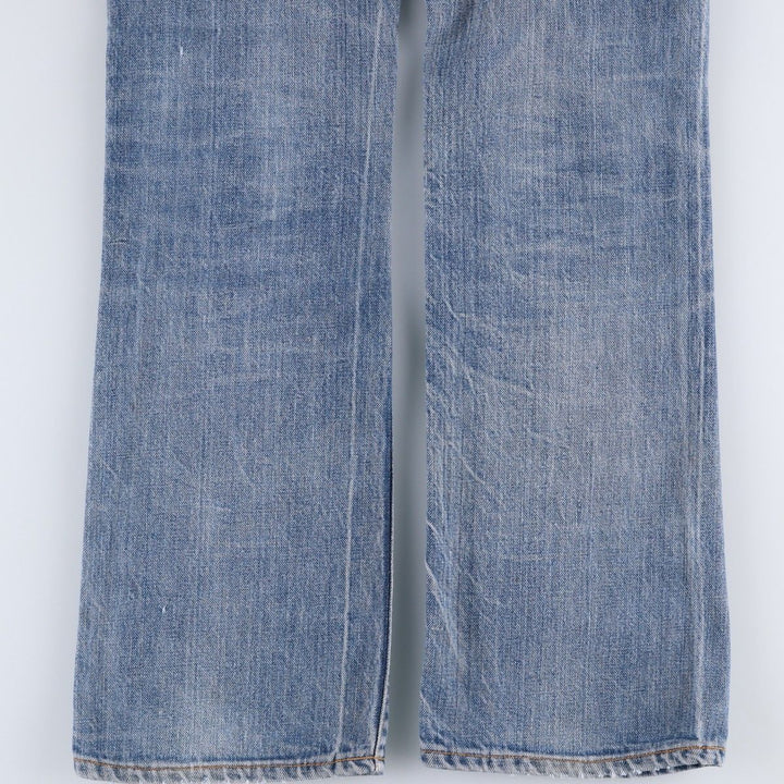 1970'S Levi's 517-0217 Bootcut Denim Pants, Made in USA, Men's Size W29 (approx.), Vintage unclear blue type Vintage Second Hand