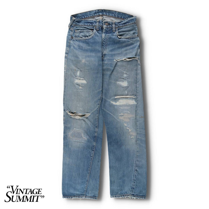 1970'S Levi's 505 66 Pre-facelift Tapered Denim Pants, Men's W31 (approx.), Vintage unclear blue type Vintage Second Hand