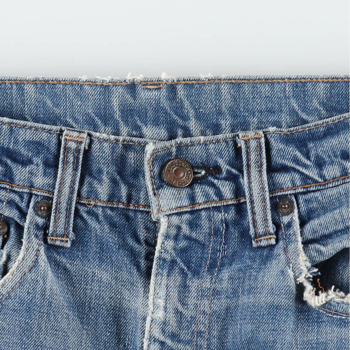 1970'S Levi's 505 66 Pre-facelift Tapered Denim Pants, Men's W31 (approx.), Vintage unclear blue type Vintage Second Hand