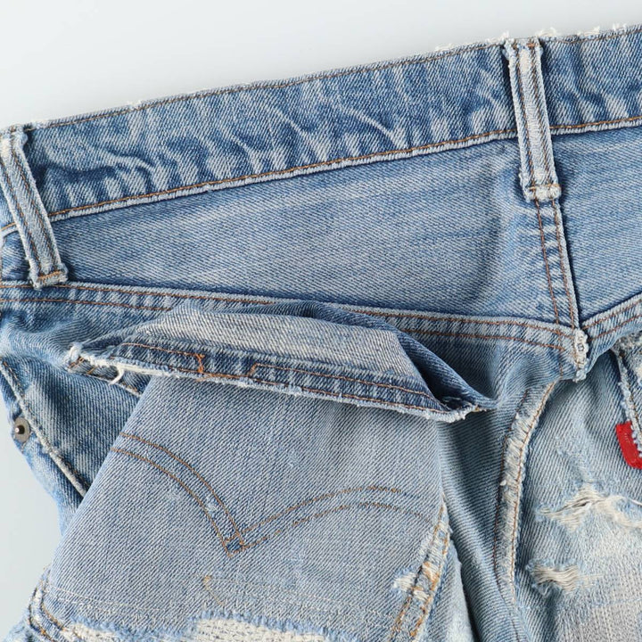 1970'S Levi's 505 66 Pre-facelift Tapered Denim Pants, Men's W31 (approx.), Vintage unclear blue type Vintage Second Hand