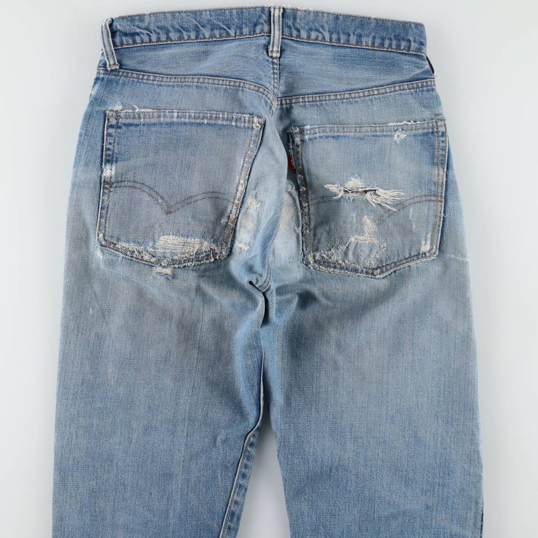 1970'S Levi's 505 66 Pre-facelift Tapered Denim Pants, Men's W31 (approx.), Vintage unclear blue type Vintage Second Hand