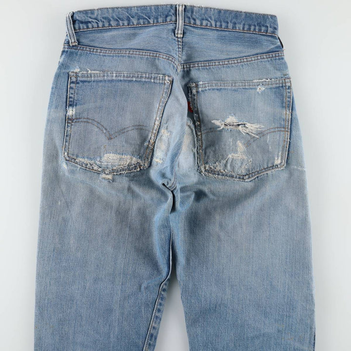 1970'S Levi's 505 66 Pre-facelift Tapered Denim Pants, Men's W31 (approx.), Vintage unclear blue type Vintage Second Hand