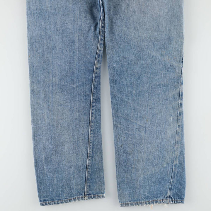 1970'S Levi's 505 66 Pre-facelift Tapered Denim Pants, Men's W31 (approx.), Vintage unclear blue type Vintage Second Hand