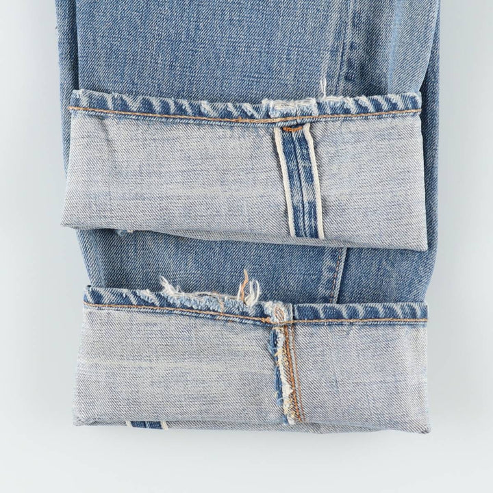 1970'S Levi's 505 66 Pre-facelift Tapered Denim Pants, Men's W31 (approx.), Vintage unclear blue type Vintage Second Hand