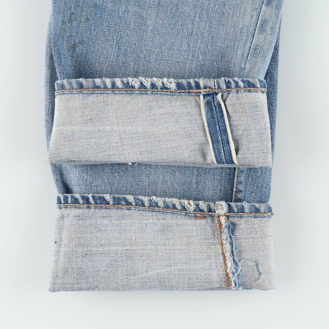 1970'S Levi's 505 66 Pre-facelift Tapered Denim Pants, Men's W31 (approx.), Vintage unclear blue type Vintage Second Hand