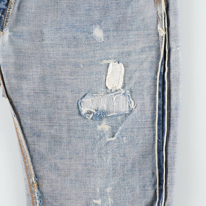 1970'S Levi's 505 66 Pre-facelift Tapered Denim Pants, Men's W31 (approx.), Vintage unclear blue type Vintage Second Hand