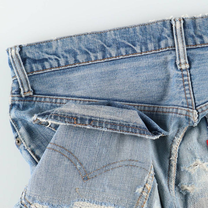 1970'S Levi's 505 66 Pre-facelift Tapered Denim Pants, Men's W31 (approx.), Vintage unclear blue type Vintage Second Hand