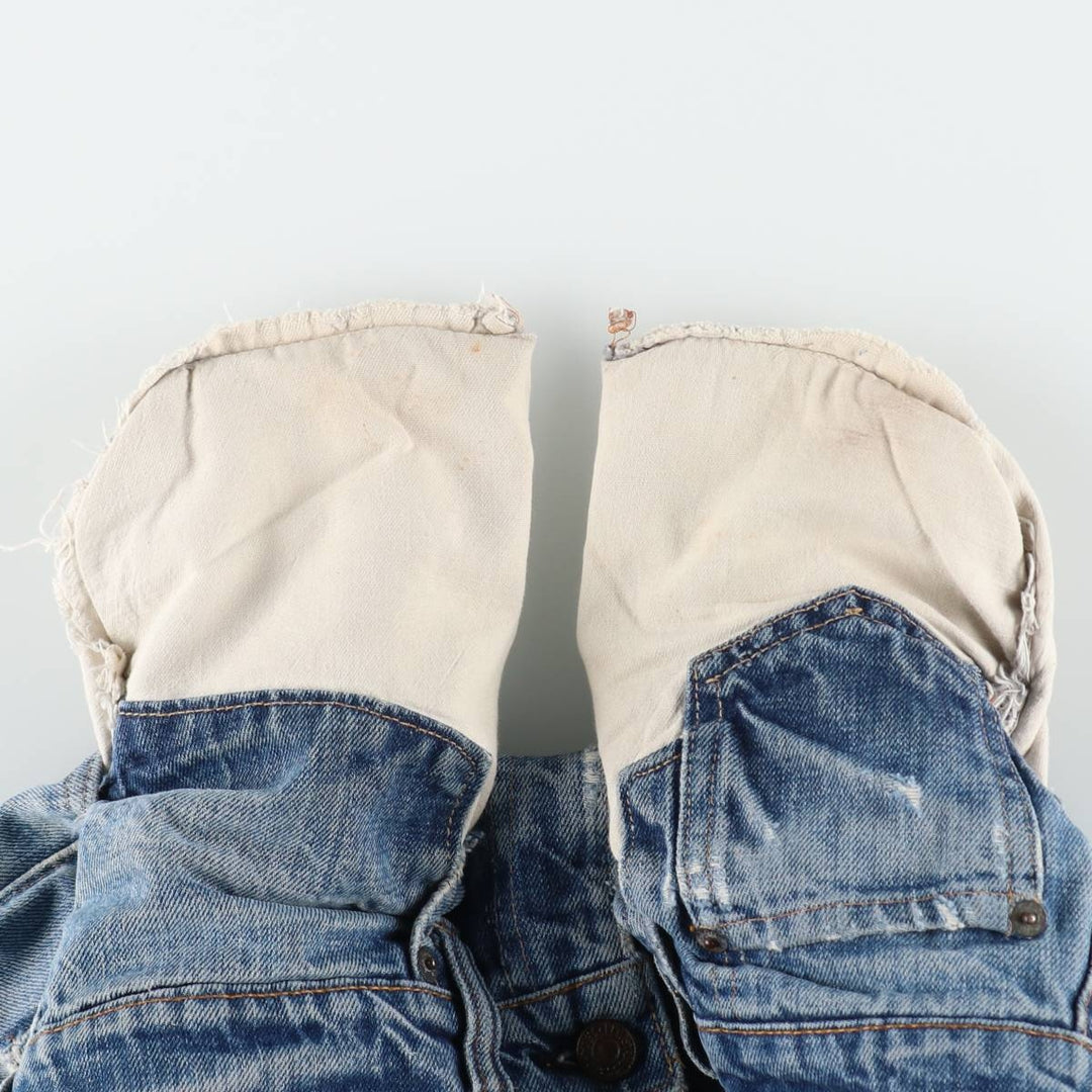 1970'S Levi's 505 66 Pre-facelift Tapered Denim Pants, Men's W31 (approx.), Vintage unclear blue type Vintage Second Hand