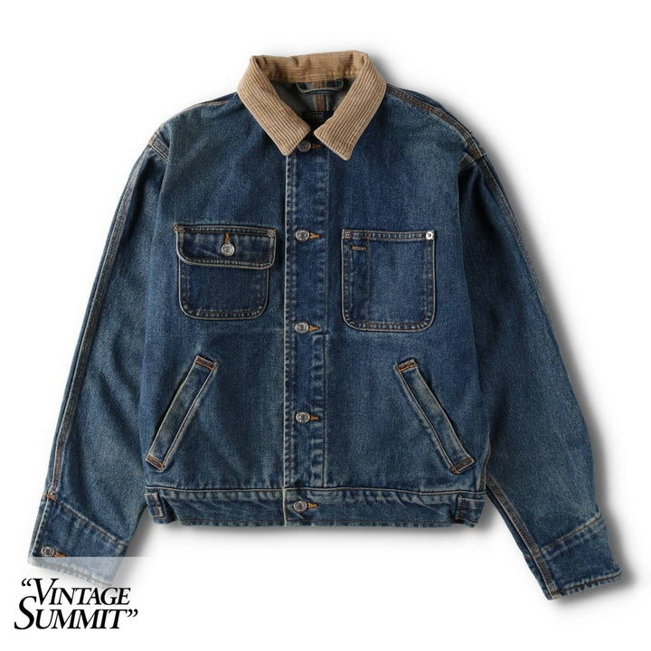 Ralph Lauren POLO by Ralph Lauren denim jacket (men's size M equivalent) cotton blue type Vintage Second Hand