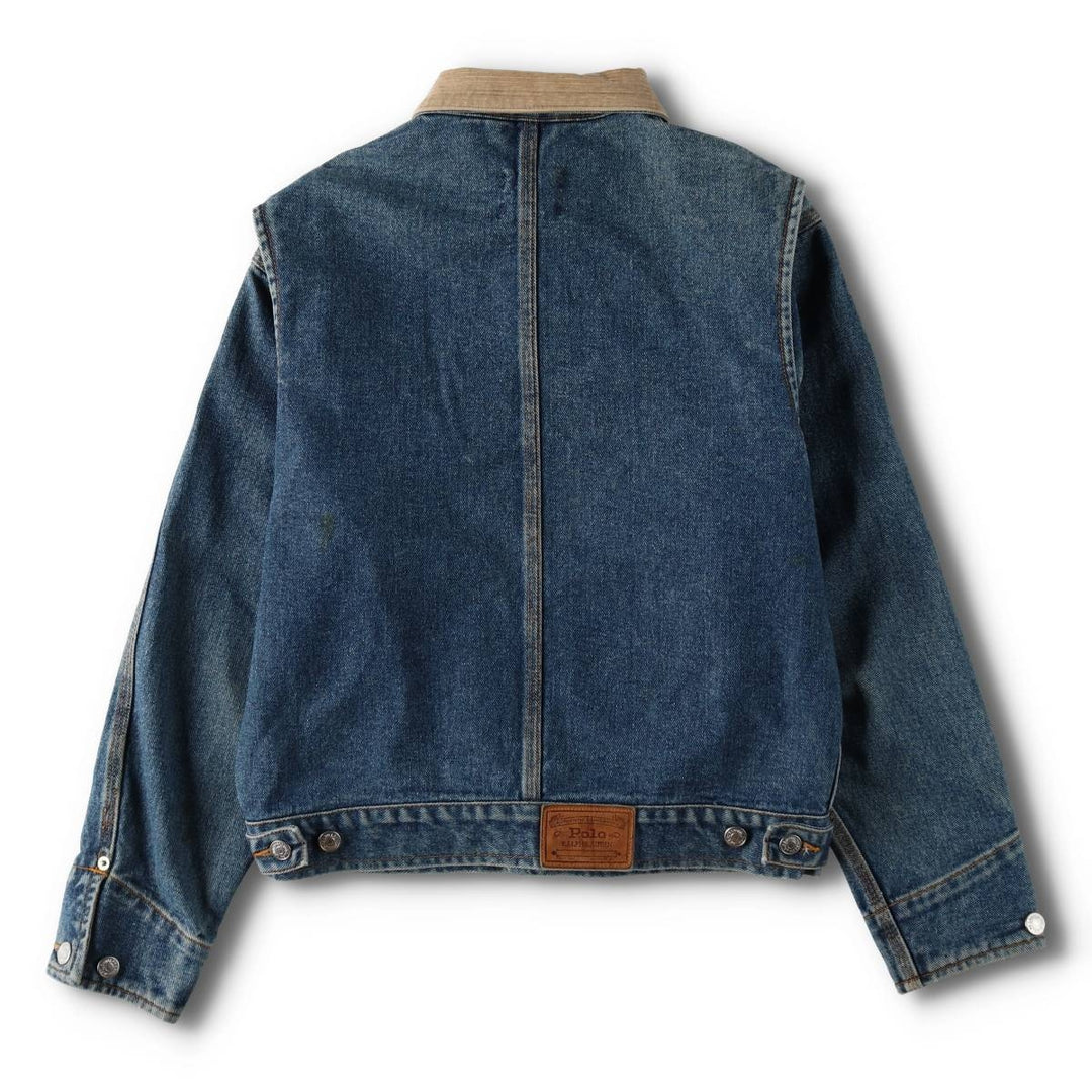 Ralph Lauren POLO by Ralph Lauren denim jacket (men's size M equivalent) cotton blue type Vintage Second Hand