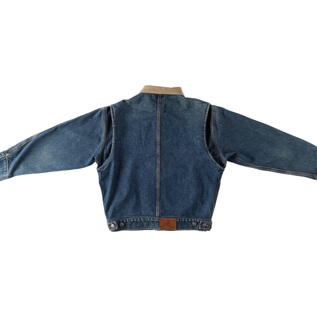 Ralph Lauren POLO by Ralph Lauren denim jacket (men's size M equivalent) cotton blue type Vintage Second Hand