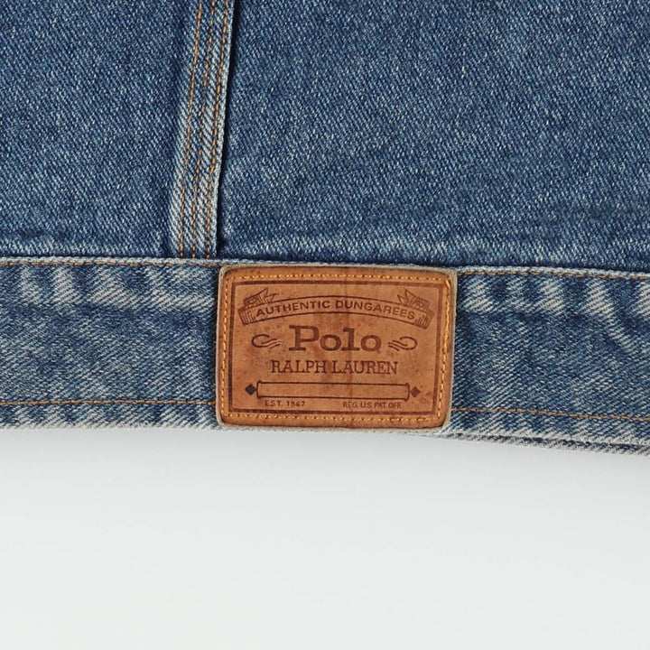 Ralph Lauren POLO by Ralph Lauren denim jacket (men's size M equivalent) cotton blue type Vintage Second Hand
