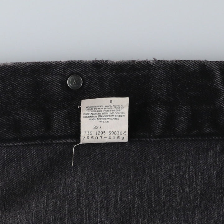 1990'S Levi's 70507-4159 Black Denim Jacket, Made in USA, Men's Size M (Equivalent), Vintage cotton black type Vintage Second Hand