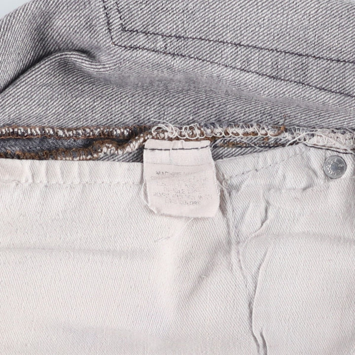 90'S Levi's 501 Black Denim Tapered Jeans, Men's Size W30 (approx.), Vintage unclear black type Vintage Second Hand