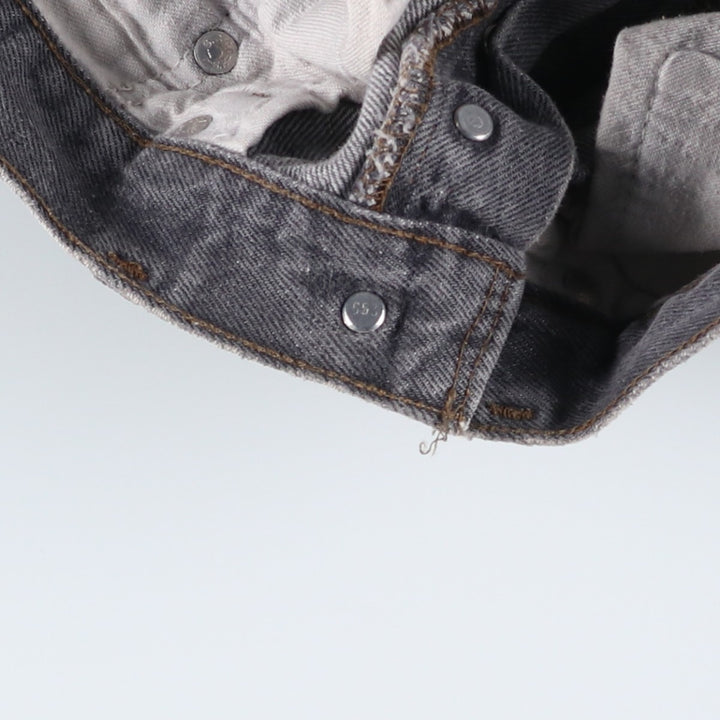 90'S Levi's 501 Black Denim Tapered Jeans, Men's Size W30 (approx.), Vintage unclear black type Vintage Second Hand