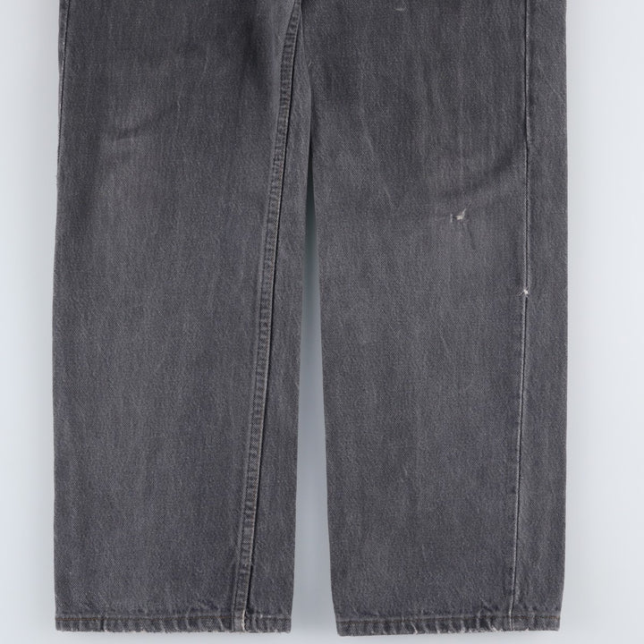90'S Levi's 501 Black Denim Tapered Jeans, Men's Size W30 (approx.), Vintage unclear black type Vintage Second Hand