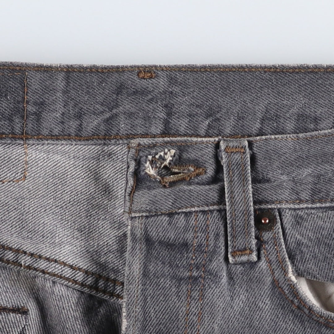 90'S Levi's 501 Black Denim Tapered Jeans, Men's Size W30 (approx.), Vintage unclear black type Vintage Second Hand