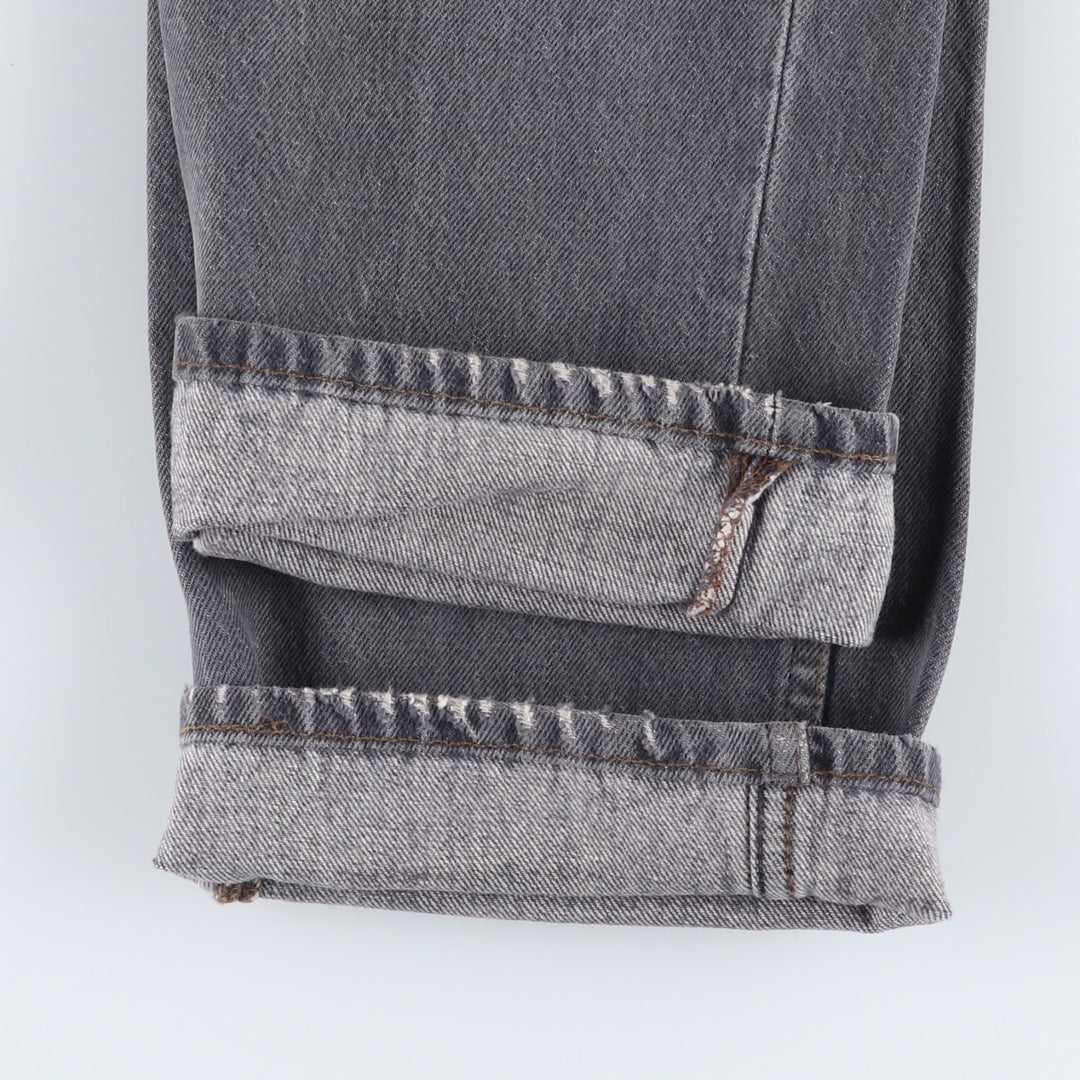 90'S Levi's 501 Black Denim Tapered Jeans, Men's Size W30 (approx.), Vintage unclear black type Vintage Second Hand
