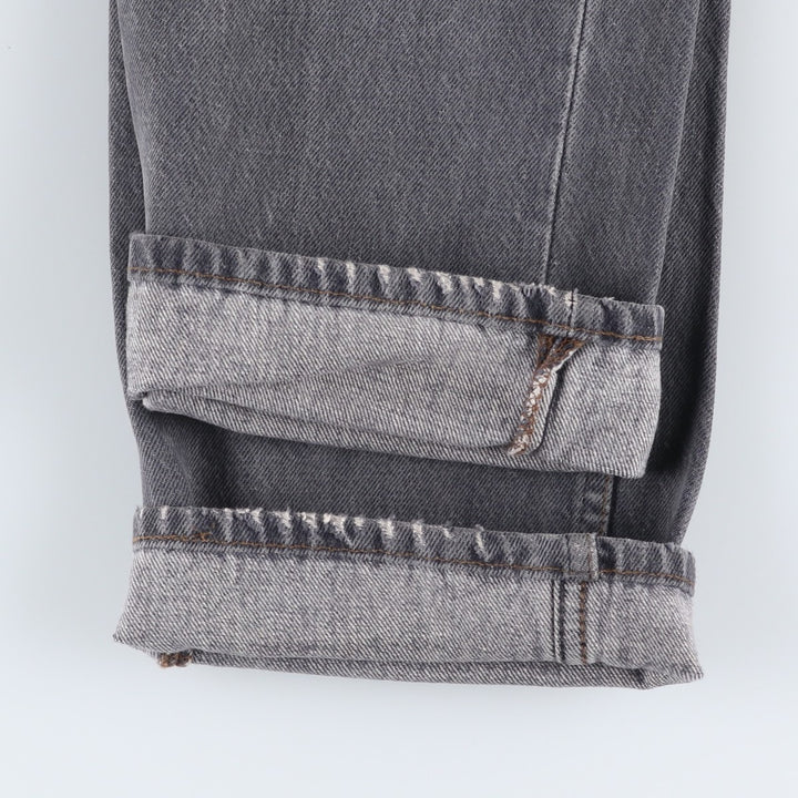 90'S Levi's 501 Black Denim Tapered Jeans, Men's Size W30 (approx.), Vintage unclear black type Vintage Second Hand