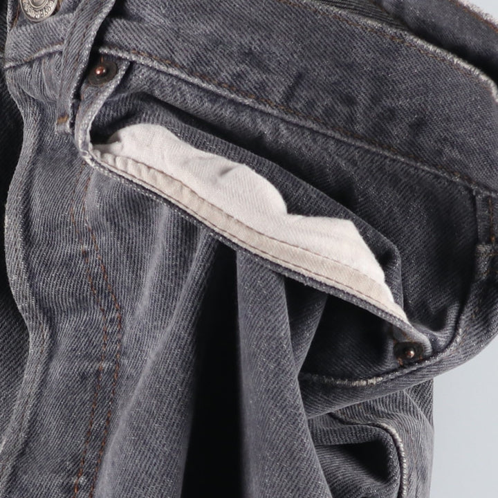 90'S Levi's 501 Black Denim Tapered Jeans, Men's Size W30 (approx.), Vintage unclear black type Vintage Second Hand