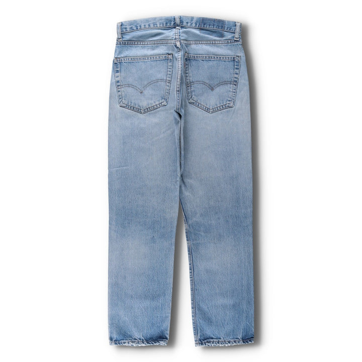 1970'S Levi's 505-0217 Late 66 Tapered Denim Pants, Made in USA, Men's W30 (approx.), Vintage unclear blue type Vintage Second Hand