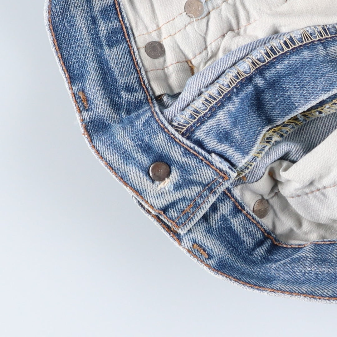 1970'S Levi's 505-0217 Late 66 Tapered Denim Pants, Made in USA, Men's W30 (approx.), Vintage unclear blue type Vintage Second Hand