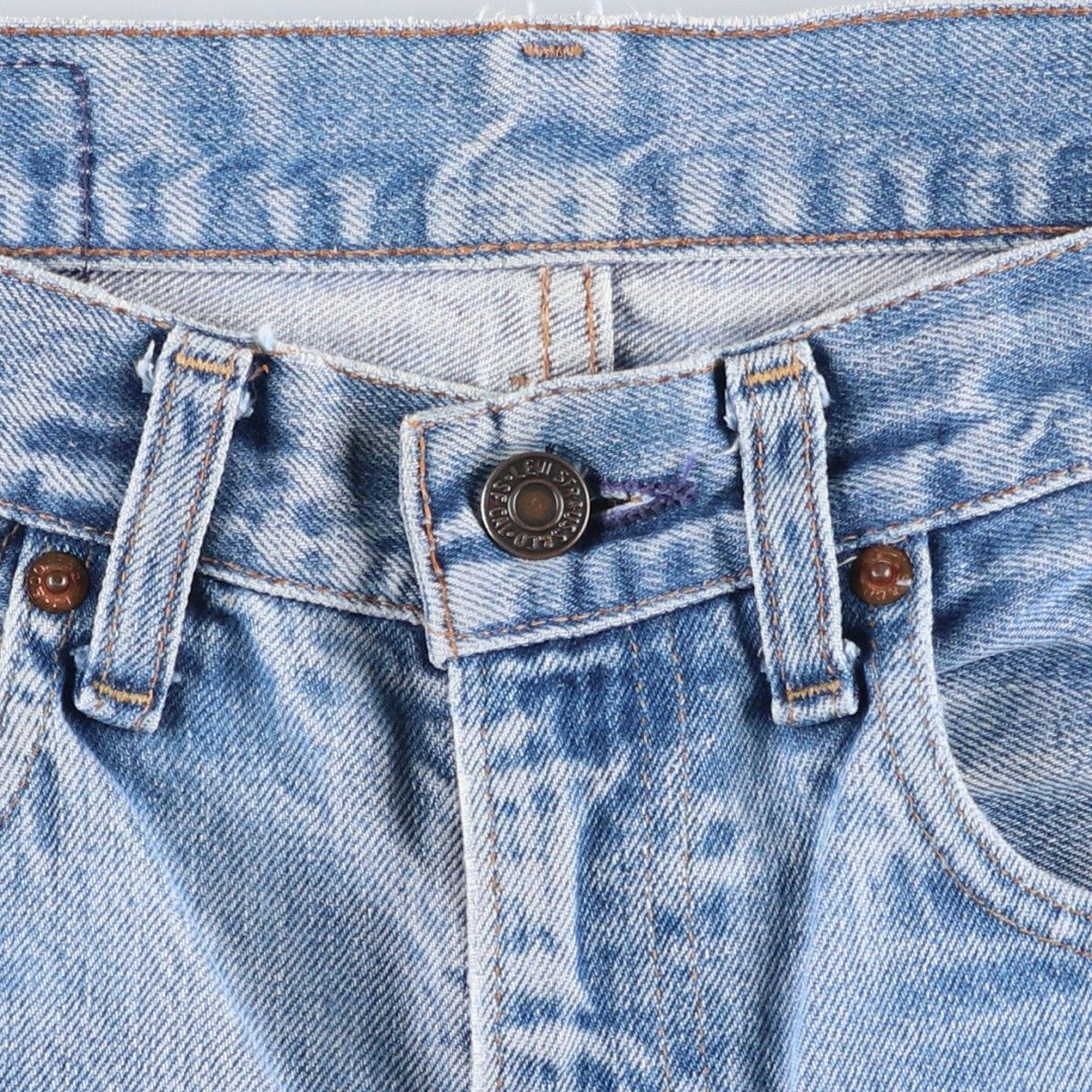 1970'S Levi's 505-0217 Late 66 Tapered Denim Pants, Made in USA, Men's W30 (approx.), Vintage unclear blue type Vintage Second Hand