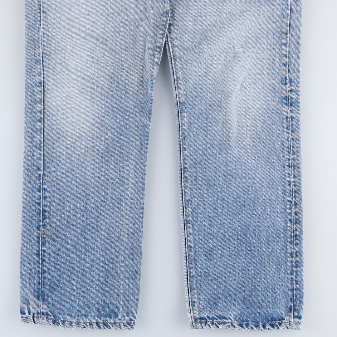 1970'S Levi's 505-0217 Late 66 Tapered Denim Pants, Made in USA, Men's W30 (approx.), Vintage unclear blue type Vintage Second Hand