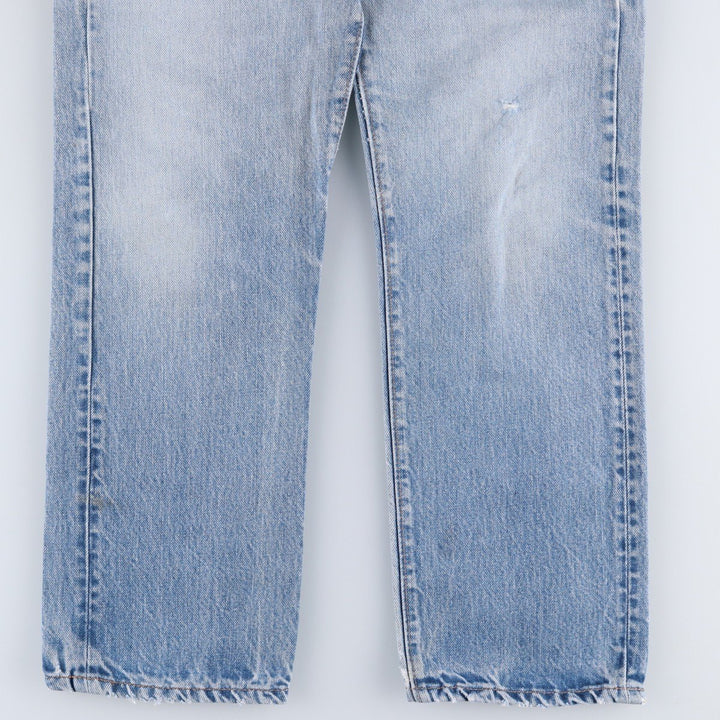 1970'S Levi's 505-0217 Late 66 Tapered Denim Pants, Made in USA, Men's W30 (approx.), Vintage unclear blue type Vintage Second Hand