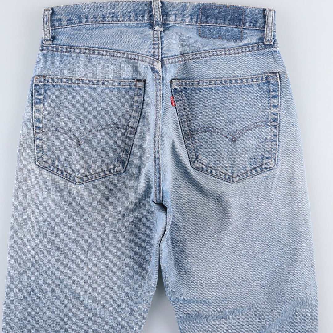 1970'S Levi's 505-0217 Late 66 Tapered Denim Pants, Made in USA, Men's W30 (approx.), Vintage unclear blue type Vintage Second Hand