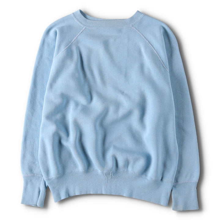 Vintage 1950s-1960'S Triple Print College Sweatshirt (Men's Size S equivalent) unclear Blue type light blue Vintage Second Hand
